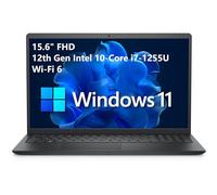 DELL Inspiron 15 3520 - computadora portátil FHD de 15,6 Pulgadas, Intel de 12ª generación de 10 núcleos i7-1255U hasta 4,8 GHz, 16 GB DDR4 RAM, 1 TB SSD PCIe, 802.11AC WiFi, Bluetooth, Negro carbón,