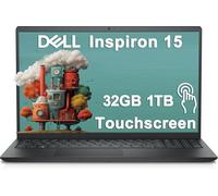Dell Inspiron 15 Laptop con pantalla táctil (39.6 cm FHD, Intel i5-1155G7, 32GB RAM, 1TB SSD, 4-Core (> i7)), para negocios, estudiantes universitarios, empresas, teclado numérico, 3520 3000, cámara