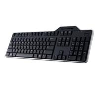 Dell KB-813, Wired, Lector de Tarjetas Inteligentes USB, Teclado alemán (QWERTZ), Negro