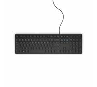 Dell KB216 580-ADHM - Teclado multimedia con cable QWERTY (versión italiana). Color negro
