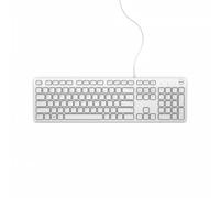 DELL KB216 USB AZERTY Francés Color blanco - Teclado (USB, Universal, AZERTY, Francés, Alámbrico, PC/server)