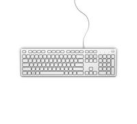 DELL KB216 USB AZERTY Francés Color blanco - Teclado (USB, Universal, AZERTY, Francés, Alámbrico, PC/server)