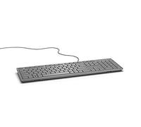 DELL KB216 USB AZERTY Francés Gris - Teclado (USB, Oficina, AZERTY, Francés, Alámbrico, Universal)