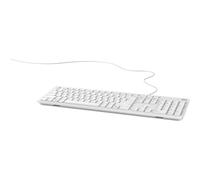 DELL KB216 USB QWERTZ Alemán Color blanco - Teclado (USB, QWERTZ, Alemán, Alámbrico, PC/server, Derecho)