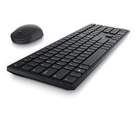 Dell KM5221W Pro - Combo de teclado y mouse inalámbricos, teclas programables y luz indicadora de batería, color negro