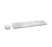 DELL KM636 - Teclado (Inalámbrico, USB, Batería), color blanco, Teclado QWERTZ Alemán [Importado de Alemania]