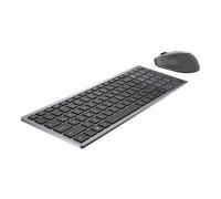 DELL Multi-Device Wireless Keyboard and Mouse Combo KM7120W - Tastatur-und-Maus-Set - UK QWERTY - Titan Gray