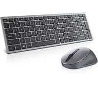 DELL KM7120W teclado Ratón incluido Oficina RF Wireless + Bluetooth QWERTZ Alemán Gris, Titanio