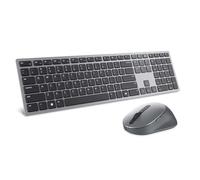 Kit teclado + mouse raton dell premier multi - device km7321w wireles inalambrico gris titanio