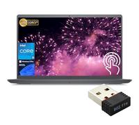 Dell Laptop Inspiron 15 3520 2023, pantalla táctil FHD de 15.6 pulgadas, Intel 4-Core i5-1155G7 hasta 4.5GHz, 16GB RAM, 512GB SSD, Intel UHD Graphics, Wi-Fi, Bluetooth, Windows 11 Home, con adaptador