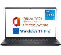 Dell Laptop Inspiron 15 Business 2023, Microsoft Office 2021 gratis con licencia de por vida, 15.6 pulgadas FHD 1920 x 1080, Intel Quad-Core i5-1135G7 2.4 GHz, 16GB DDR4 RAM, 1TB PCIe SSD, Windows 11