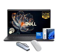 Dell Laptop Inspiron 15 FHD con pantalla táctil, 13ª Intel 10-Core i5-1334U, 32 GB de RAM + 512 GB SSD, Windows 11 Pro, Lifetime MS Office, HUB y mouse 8 en 1, computadora portátil de negocios y