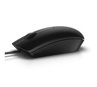 Ratón Dell MS116 USB tipo A 1000 DPI Ambidextro Negro Cable