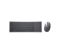 DELL KM7120W teclado Ratón incluido Oficina RF Wireless + Bluetooth QWERTY Internacional de EE.UU. Gris, Titanio