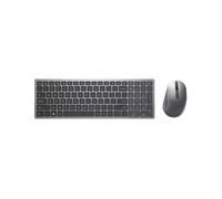 DELL KM7120W teclado Ratón incluido Oficina RF Wireless + Bluetooth QWERTY Internacional de EE.UU. Gris, Titanio