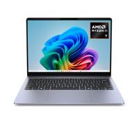 Dell Portátil 14S - AMD Ryzen AI 7 445, 16 GB RAM, 512 GB SSD, Win 11 Home | 14'' FHD+ Display, AMD Radeon Graphics, QWERTY Teclado, 2 año de servicio in situ (Cargador Vendido por Separado)