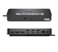 Dell Pro Thunderbolt 5 300W Dock WD25TB5, estación de acoplamiento USB-C 13 | Compatible con 1 pantalla de 8K, hasta 4 pantallas 4K, entrega de energía de 300 W, Ethernet de 2.5 G, 2 puertos DisplayPort