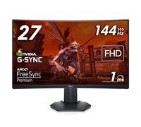 Dell S2721HGFA 27" Full HD (1920x1080) 1500R Monitor Gaming Curvo, 144Hz, VA, 1ms MPRT, AMD FreeSync Premium, NVIDIA G-Sync Compatible, DisplayPort, 2X HDMI, Negro