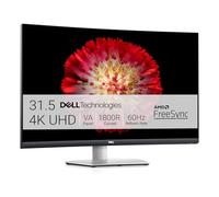 Dell S3221QS 32 Inch Curved 4K UHD, VA Ultra-Thin Bezel Monitor, AMD FreeSync, HDMI, DisplayPort, Built in Speakers, VESA Certified, Silver
