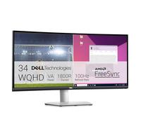 Dell S3423DWC USB-C 34" WQHD (3440x1440) 21:9 1800R Monitor Curvo, 100Hz, VA, 4ms, AMD FreeSync, 99% sRGB, Altavoces Integrados, USB-C, 2x HDMI, 3x USB,