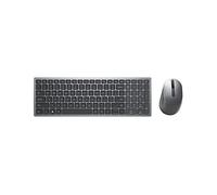 Dell Teclado y ratón KM7120W inalámbrico, 2,4 GHz, Bluetooth 5.0, teclado ruso, Titan Gray