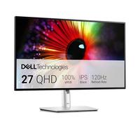 Dell U2724D UltraSharp 27" QHD (2560x1440) Monitor, 120Hz, IPS Black, 5ms, 98% DCI-P3, 2x USB-C, 2x DisplayPort, HDMI, 3x USB, 3 Años de Garantía, Plata