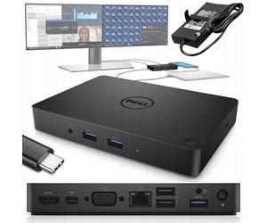DELL WD15 Dock 452-BCCW, Wired, USB 3.2 Gen, JP3KP (452-BCCW, Wired, USB 3.2 Gen 1 (3.1 Gen 1) Type-C, 10,100,1000 Mbit/s, Black, Kensington, 180 W)