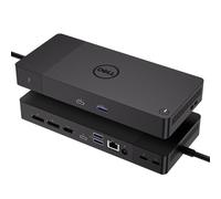 DELL WD22TB4 Thunderbolt 4 USB-C Performance Docking Station, máximo 4 pantallas, carga de energía de hasta 130 W + paquete ITSPWR incluye cable HDMI 4K + cable DP + paño de limpieza