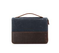 della Q Cartera de Lona, Azul, Talla única