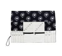 della Q Estuche de Aguja, Blanco/Negro, Talla única