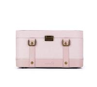 della Q Estuche de Tren, Cuero, Diseño de Pétalos, Talla única