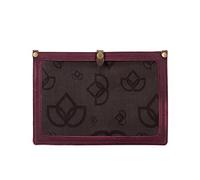 della Q Soporte de patrón, Cuero, Rojo, Talla única