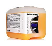DELLWING - Champú de lavado y encerado de 5 l con cera - Champú profesional para tu coche - Dilución de hasta 1:200 - Brillo intenso con efecto hidrofóbico