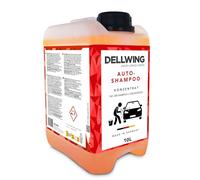 Dellwing Champú para coche concentrado 10 l, champú con fórmula de espuma activa, lavado y cuidado exterior del vehículo, fabricado en Alemania
