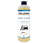 Dellwing Champú para coche Wash & Wax concentrado 1 l, champú con cera para lavado y cuidado exterior del vehículo, fabricado en Alemania