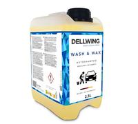 Dellwing Champú para coche Wash & Wax concentrado 2.5 l, champú con cera para lavado y cuidado exterior del vehículo, fabricado en Alemania