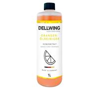 Dellwing Limpiador de aceite de naranja concentrado 1 l, limpiador universal con aceite de naranja, altamente concentrado, para cocina y suelos, fabricado en Alemania