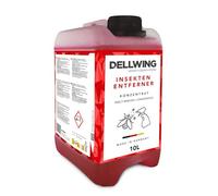 DELLWING Limpiador de Insectos Concentrado 10 l, eliminador de Insectos para Coche, Apto para Pintura, Vidrio y plástico, Ideal Antes del Lavado del vehículo, Fabricado en Alemania