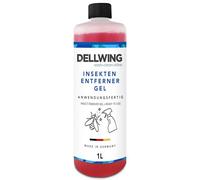 DELLWING Limpiador de Insectos en Gel Activo 1 l, eliminador de Insectos Listo para Usar, para Pintura, Vidrio y plástico, Ideal Antes del Lavado del Coche, Fabricado en Alemania