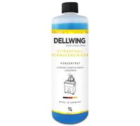 Dellwing Limpiador de joyas 1 l, concentrado para dispositivos ultrasónicos, limpiador para relojes, cadenas y anillos, fabricado en Alemania