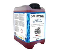 Dellwing Limpiador de llantas listo para usar, 25 l, limpiador para llantas tratadas, sin ácidos, accesorio para coche, fabricado en Alemania