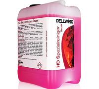 DELLWING Limpiador ultrasónico concentrado para aluminio - Disuelve suciedad persistente como magnesio, minerales, cal, etc. - Bidón de 10 litros