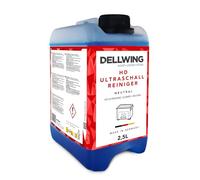 Dellwing Limpiador ultrasónico HD neutro 2,5 l, | concentrado neutro para gafas, relojes, cadenas, anillos y monedas, elimina grasas y aceites, fabricado en Alemania