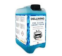 Dellwing Pre Clean Snow Foam concentrado 5 l, champú de prelavado pH neutro, limpiador espumoso para lavado y cuidado exterior del coche, olor a sandía, fabricado en Alemania