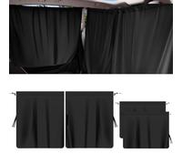 dellyy Cortinas Divisorias de Coche, 140x80 cm Cortina de Privacidad para Coche, Protección Solar, Cortina Separadora Coches Desmontable, Cortinas Solares Coches para Viaje, Siesta, Noche, Camping