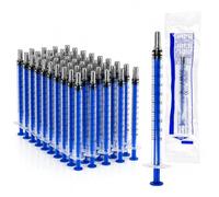 dellyy Jeringas 1ml sin Aguja,Pack 100,Jeringa de con Escala Precisa