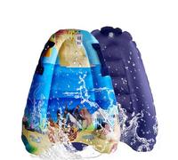 dellyy Niños Bodyboard Inflable con Asas, 70*50cm, Portátil Inflable Tabla de Surf, Hinchable Tabla Bodyboard, Niños Hinchable Flotante Tablas Natación para Piscinas y Playas (HDC)
