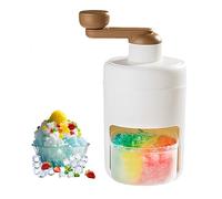 dellyy Picadora de Hielo Manual, Trituradora de Hielo Portátil y Maquina de Granizados, Máquina de Hielo Manual para Granizados