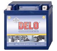 Delo Baterías de gel DELO, llena YTX14-BS 12V/14AH SAE205A