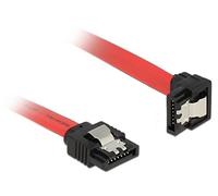 DeLOCK - 0.1m sata 6gb/s - Cable sata (Rojo)